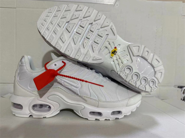 Men's Hot sale Running weapon Air Max TN White Shoes 841